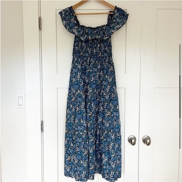 𝅺SEA New York Lissa Liberty Ruffled Floral-Print Cotton-Voile Midi Dress - Picture 10 of 10